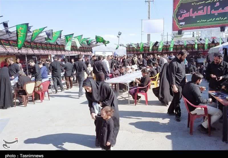 برپایی ۴۷ موکب کهگیلویه و بویراحمد در مسیر زائران اربعین