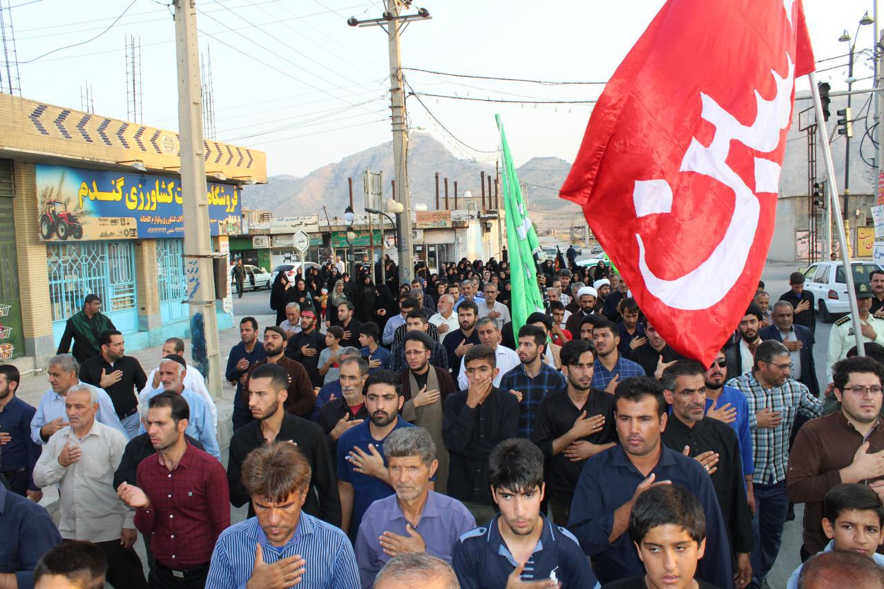 مراسم دسته روی و عزاداری سالروز شهادت امام جعفرصادق (ع) در شهر باشت برگزار شد.