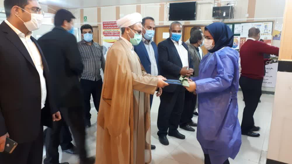 تجلیل امام جمعه باشت ازپرستاران به مناسبت روز پرستار/تصاویر