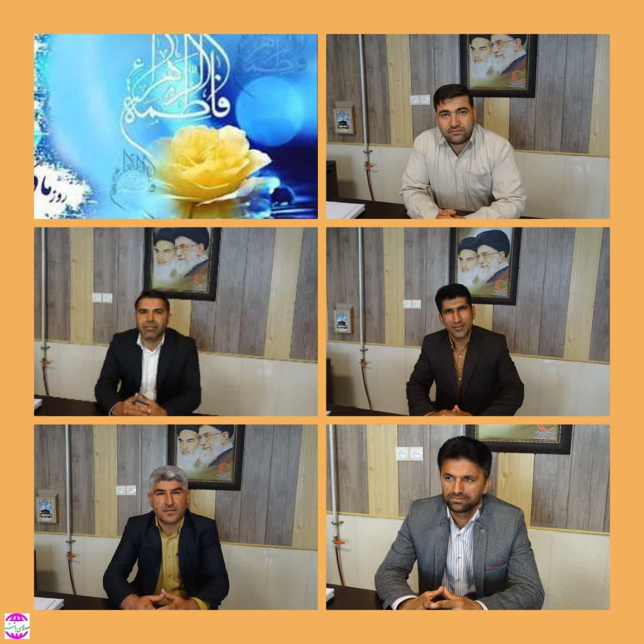 اعضای شورای اسلامی شهر باشت میلاد حضرت فاطمه زهرا (س) و بزرگداشت مقام زن و روز مادر را تبریک گفتند