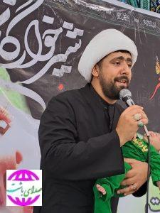 به یاد کوچک‌ترین سرباز و شهید دشت کربلا برگزار شد  همایش شیرخوارگان حسینی در باشت (+تصاویر)