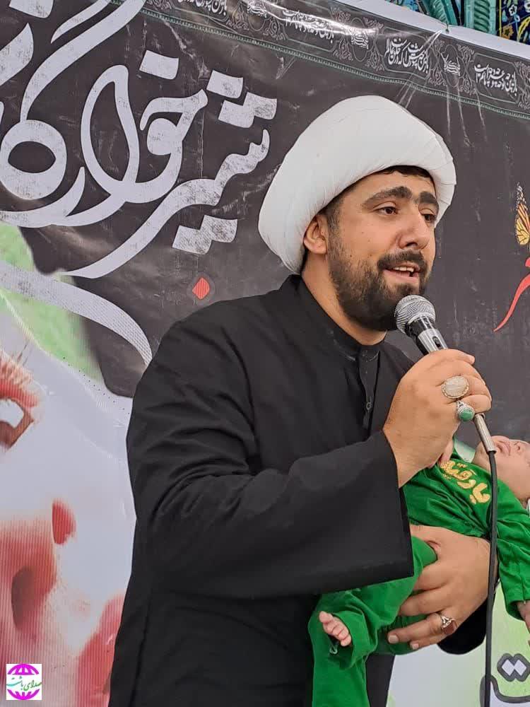به یاد کوچک‌ترین سرباز و شهید دشت کربلا برگزار شد  همایش شیرخوارگان حسینی در باشت (+تصاویر)
