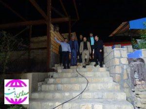 با حضور مسئولان استانی و شهرستانی صورت گرفت :   بازدید از طرح گردشگری تپه نورالشهدای باشت