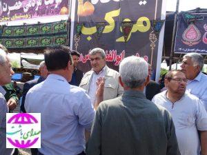 خدمات‌رسانی موکب مردمی حضرت ابوالفضل عباس (ع) روستای شوش علیا به زائران اباعبدالله الحسین(ع)