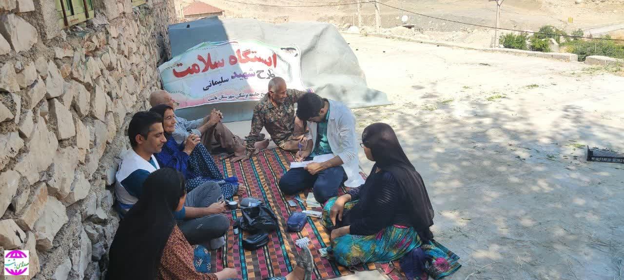 اعزام اکیپ بهداشت و درمانی یک روزه به روستای فتح بخش مرکزی شهرستان باشت به مناسبت هفته دفاع مقدس