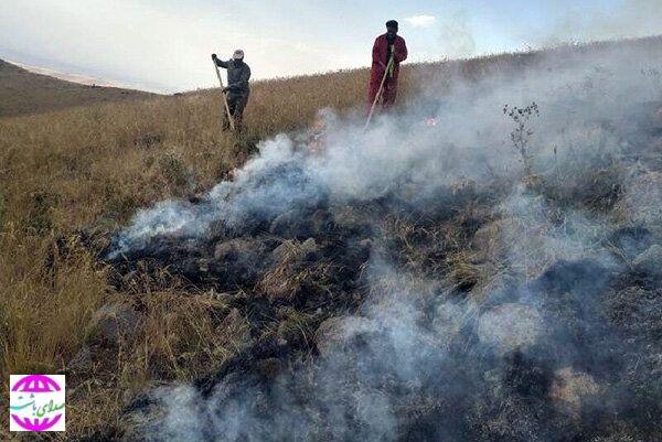 آتش در ارتفاعات خان احمد باشت پس از ۲ شبانه روز مهار شد