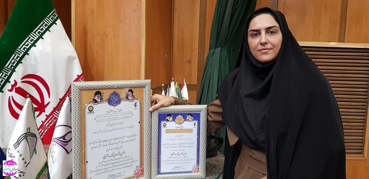کسب رتبه برتر بانوی جهادگر باشتی در جشنواره ملی مالک اشتر بسیج