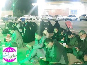برگزاری مراسم قرائت دعای کمیل در جوار شهید گمنام شرکت نفت گچساران
