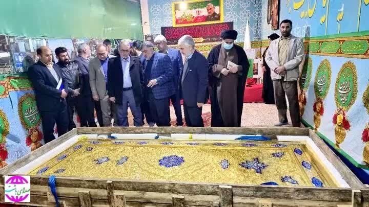 ساخت درب حرم مطهر امام حسن عسکری(ع) خاتمه یافت