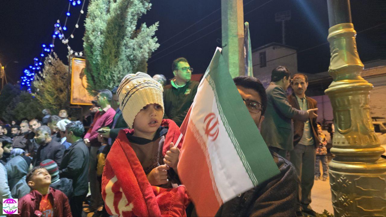 طنین بانگ الله اکبر در آسمان باشت