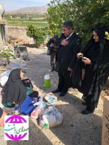 دیدار فرماندار باشت با خانواده دو تن از مددجویان تحت پوشش کمیته امداد این شهرستان