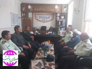 دیدار فرمانده انتظامی شهرستان با فرمانده سپاه ناحیه باشت به مناسبت سالروز  تأسیس سپاه پاسداران انقلاب اسلامی+ تصاویر