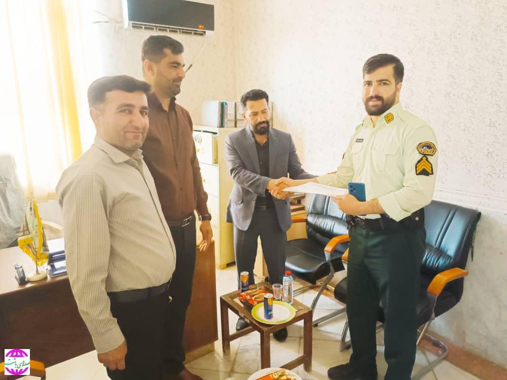 تجلیل بخشدار مرکزی باشت از پرسنل نیروی انتظامی آبدهگاه به مناسبت سالروز آزادسازی خرمشهر