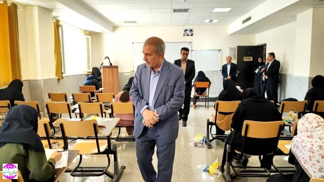 بازدید استاندار از محل برگزاری کنکور سراسری در یاسوج
