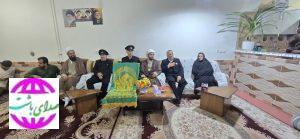 گزارش تصویری| حضور خادمان حرم رضوی در منزل یکی از خانواده دو معلوله در باشت