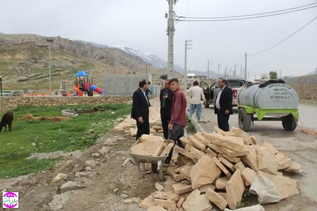 بازدید فرماندار به همراه بخشداران از روستای سرابیز بخش مرکزی شهرستان باشت/ فیلم
