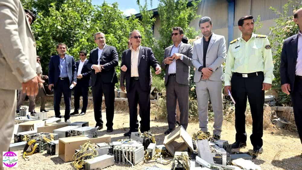 امحای ۲۲۶ دستگاه ماینر غیرمجاز در کهگیلویه و بویراحمد؛ صرفه‌جویی معادل برق ۴۵۰۰خانوار