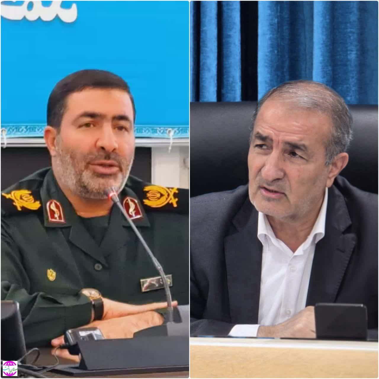 دیدار استاندار با فرمانده سپاه فتح کهگیلویه وبویراحمد