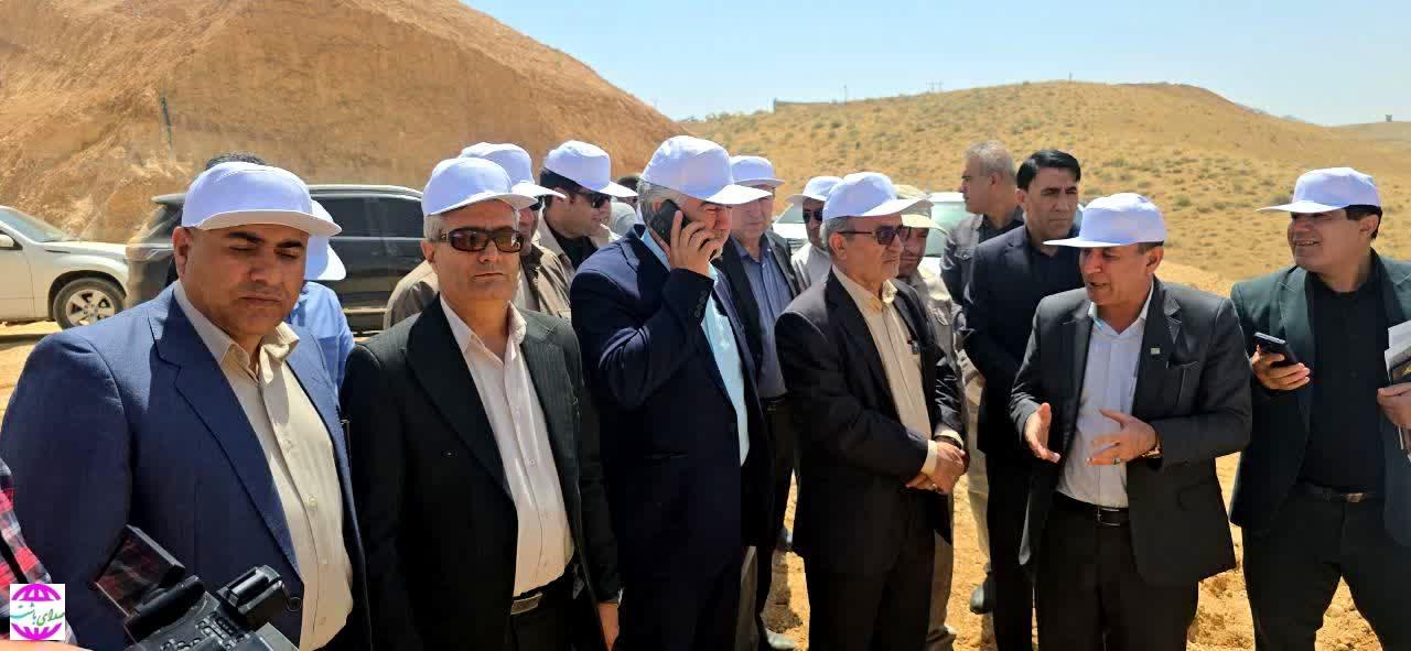 استاندار از پروژه‌های کلان شهرستان مارگون بازدید کرد
