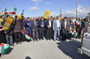 راهپیمایی ۲۲ بهمن در باشت و بوستان