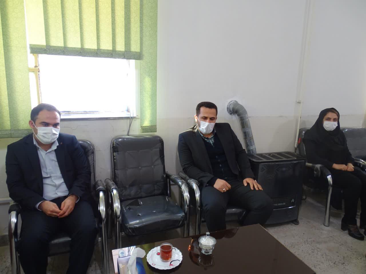 دیدار سرپرست پزشکی قانونی با رئیس دادگستری شهرستان باشت