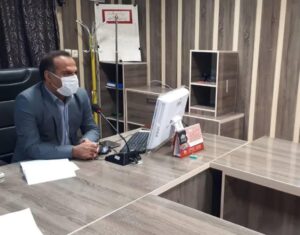 بازدید و نظارت بر اجرای پروتکل های بهداشتی در ادارات شهرستان باشت