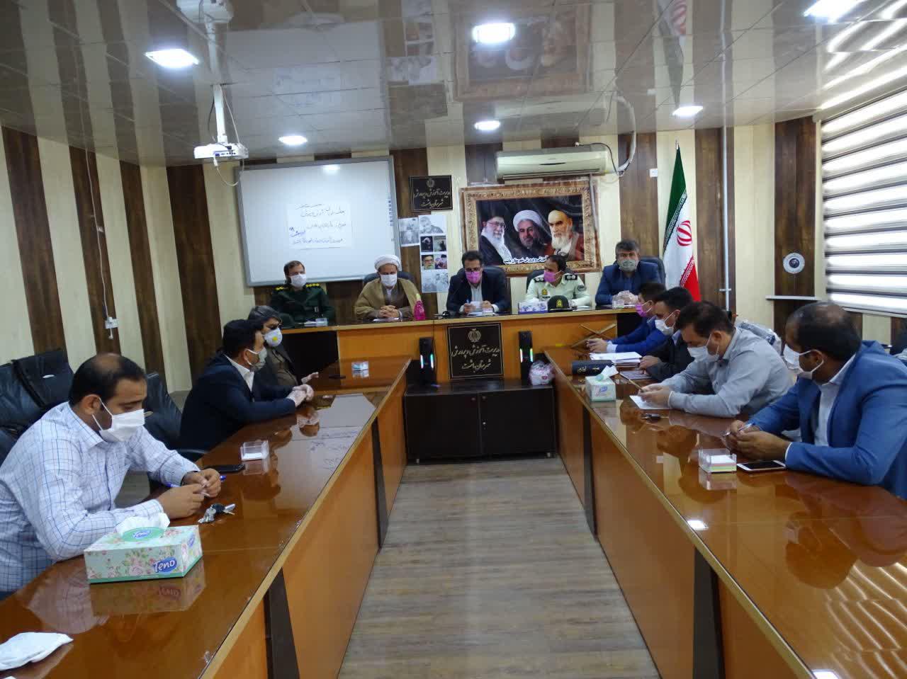 برنامه ریزی های لازم برای پیشگیری از انتشار کرونا در مدارس باشت انجام شد.