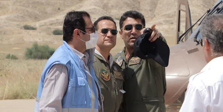 عملیات نفسگیر هوایی جهت خاموش کردن آتش جنگل‌های گچساران+تصاویر