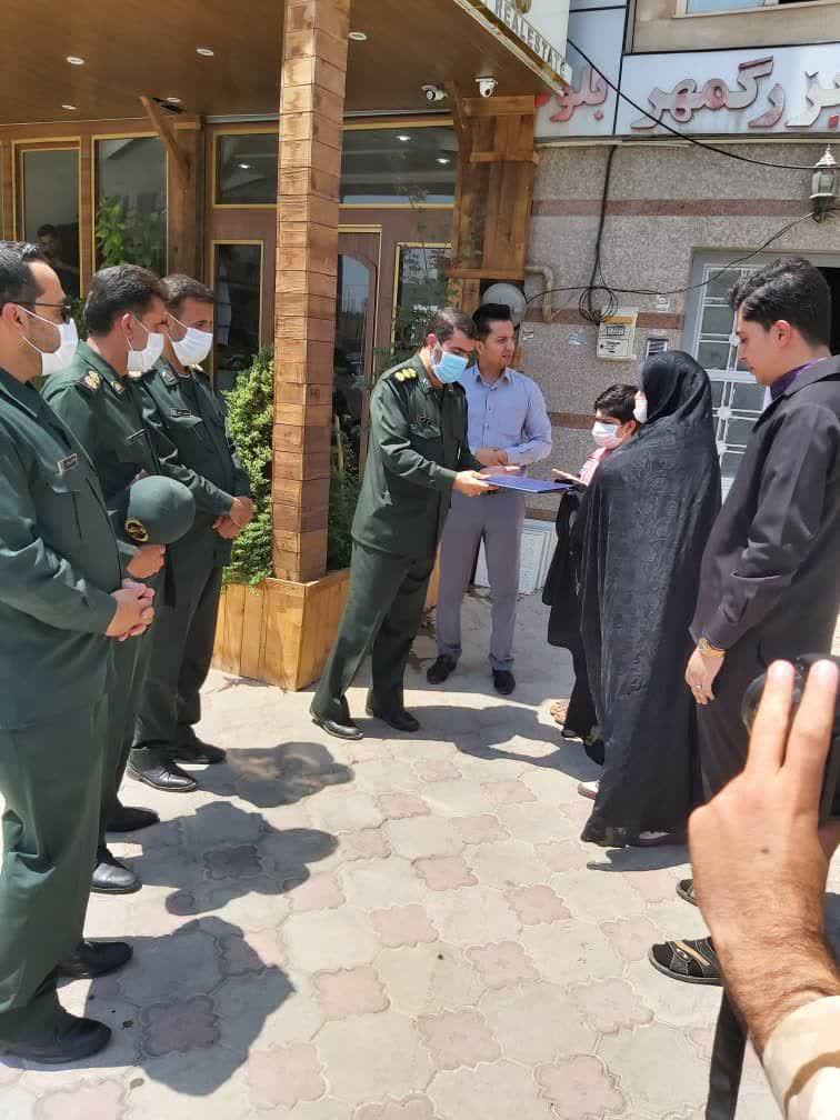 دیدار مسئولان سپاه فتح با خانواده شهید رسانه استان کهگیلویه و بویراحمد