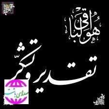 پیام تقدیر و تشکر خانواده‌های «حسنیی و علی زاده» سادات محترم زاد احمد از مردم و مسئولان