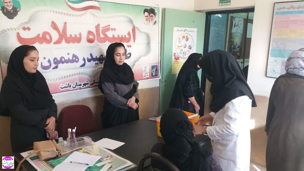 اعزام کاروان سلامت به روستاهای کم برخوردار باشت