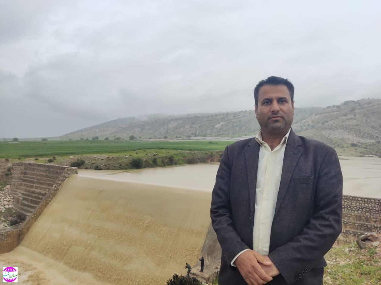 رئیس منابع طبیعی و آبخیزداری شهرستان باشت:  سد تنگ تیز شهرستان باشت سر ریز شد