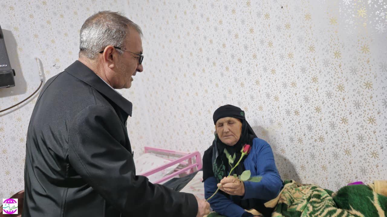 استاندار با حضور در خانه سالمندان، میلاد فاطمه زهرا(س) و روز زن را تبریک گفت
