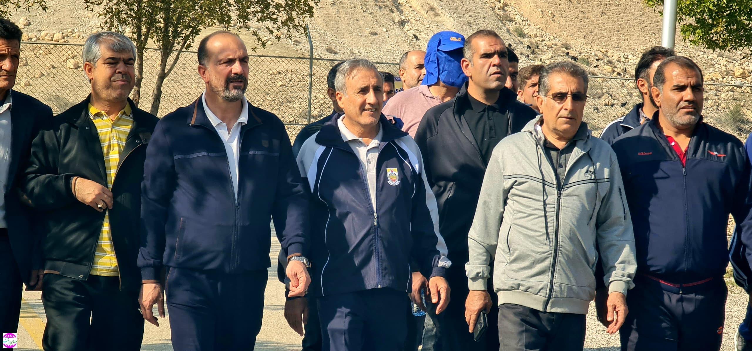 روزی که بیادماندنی شد/استقبال گسترده از همایش بزرگ پیاده‌روی شرکت نفت گچساران