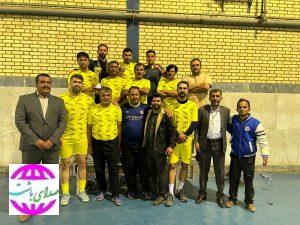 قهرمانی شهرداری  در جام فوتسال ادارات باشت به مناسبت دهه فجر+تصاویر