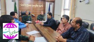 دیدار مدیر آموزش و پرورش باشت با فرمانده  و جانشین ناحیه مقاومت بسیج این شهرستان