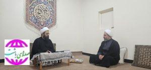 مسول جدید نماینده ولی فقیه در ناحیه مقاومت بسیج باشت با امام جمعه این شهرستان دیدار کرد