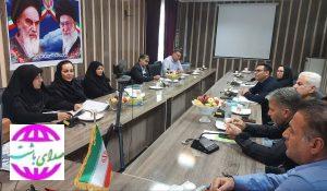 بازدید از مراکز خدمات جامع سلامت و جلسه مشترک مدیرکل بیمه سلامت با شبکه‌ بهداشت باشت
