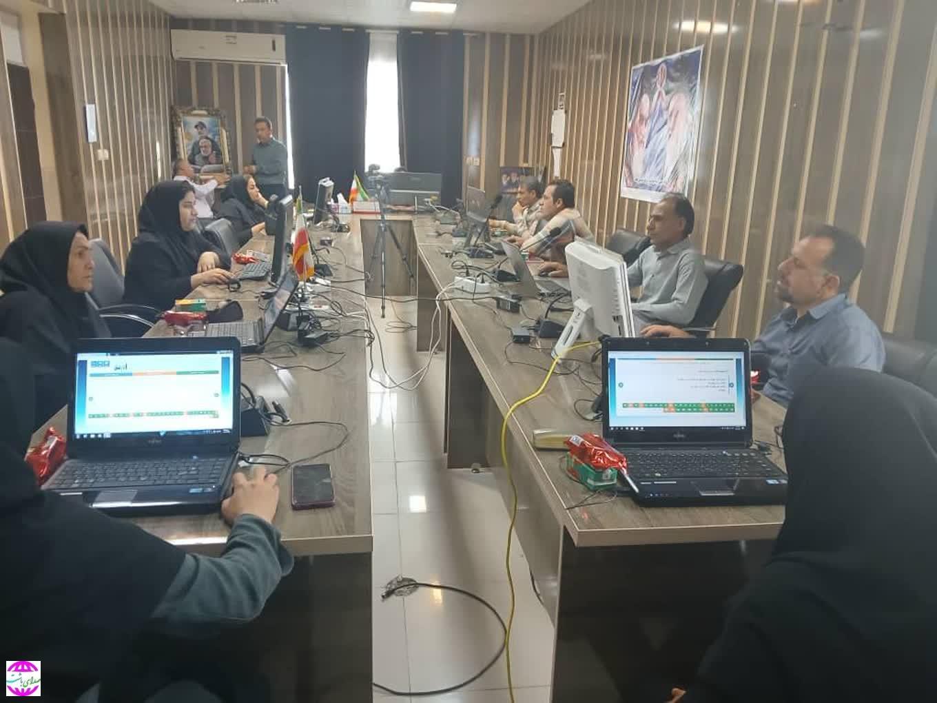 برگزاری آزمون بهورزی در شهرستان باشت