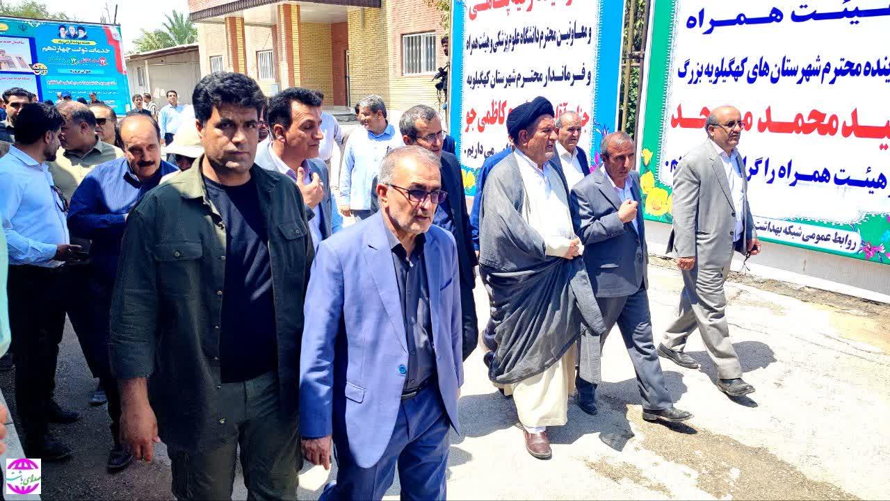 با حضور استاندار؛  افتتاح ساختمان بهداشت و درمان شهرستان کهگیلویه پس از ۹ سال