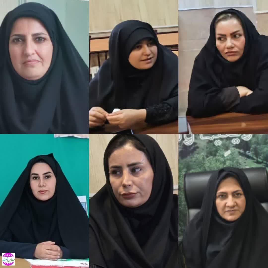 تبریک بانوان مسول باشت به اولین نایب رئیس شورا  این شهر