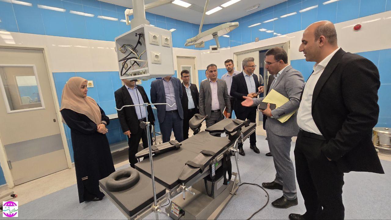 بازدید رئیس دانشگاه علوم پزشکی استان کهگیلویه وبویراحمد از بیمارستان شهدای باشت