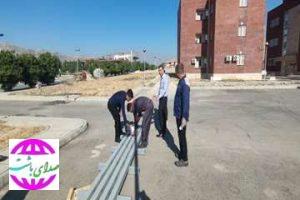 جمع آوری زباله‌های محوطه شبکه و بیمارستان  باشت