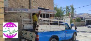 اهدا ۲ تخته فرش به مددجویان کمیته امداد در باشت