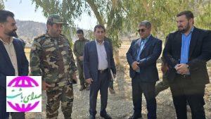 کلنگ زنی پاسگاه حفاظتی منابع طبیعی در بخش بوستان شهرستان باشت