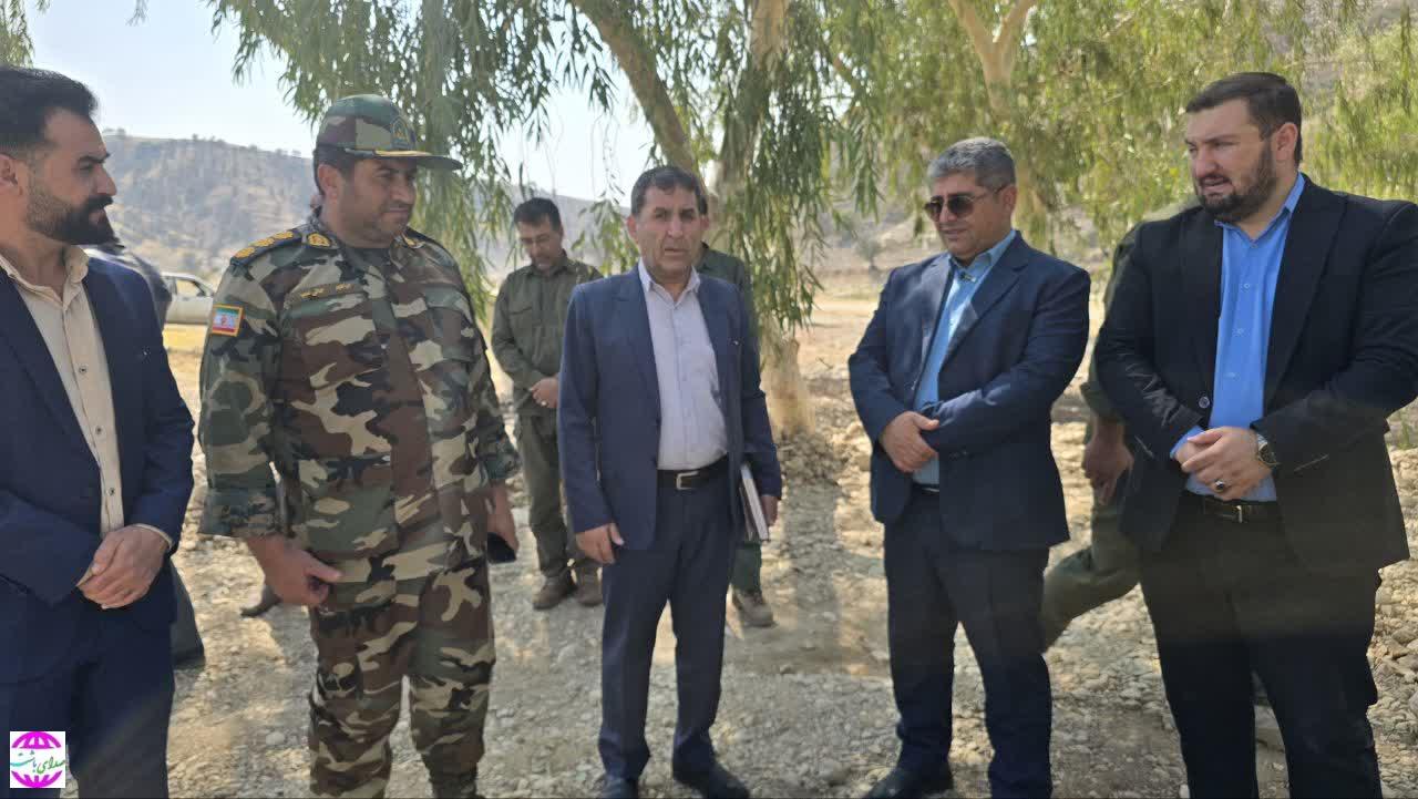 کلنگ زنی پاسگاه حفاظتی منابع طبیعی در بخش بوستان شهرستان باشت