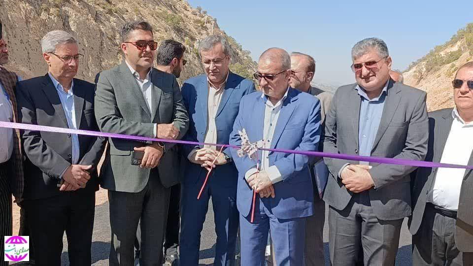 بازدید استاندار کهگیلویه و بویراحمد از پروژه ارتقای محور یاسوج- شیراز