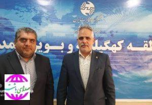 دیدار بازرس کل استان با سرپرست مخابرات منطقه کهگیلویه و بویراحمد