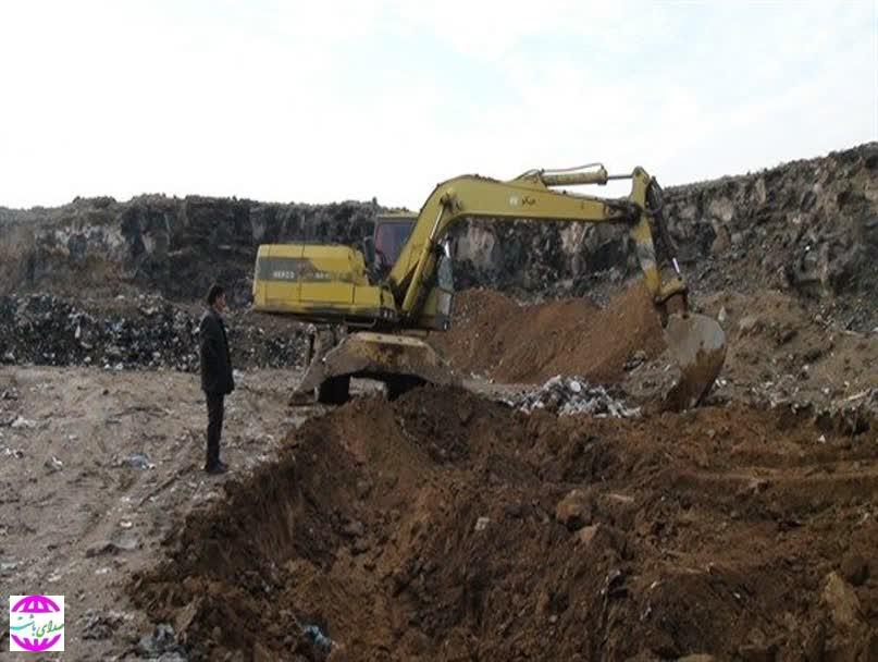 ساماندهی جایگاه دفن زباله روستاهای شهرستان باشت