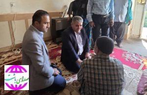 دلجویی فرماندار و مسوولان  باشت از خانواده های نیازمند زیر پوشش کمیته امداد
